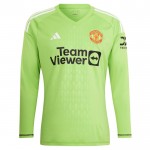 Günstige Fußballtrikots Manchester United Onana 24 Torwart Heimtrikot 2023-24 Langarm